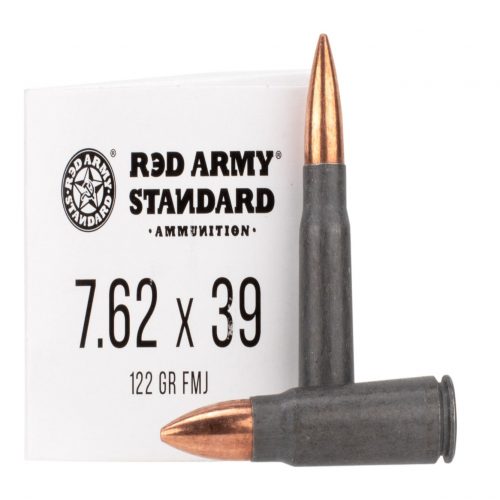 20 Rounds of 7.62x39mm Ammo by Red Army Standard - 122gr FMJ